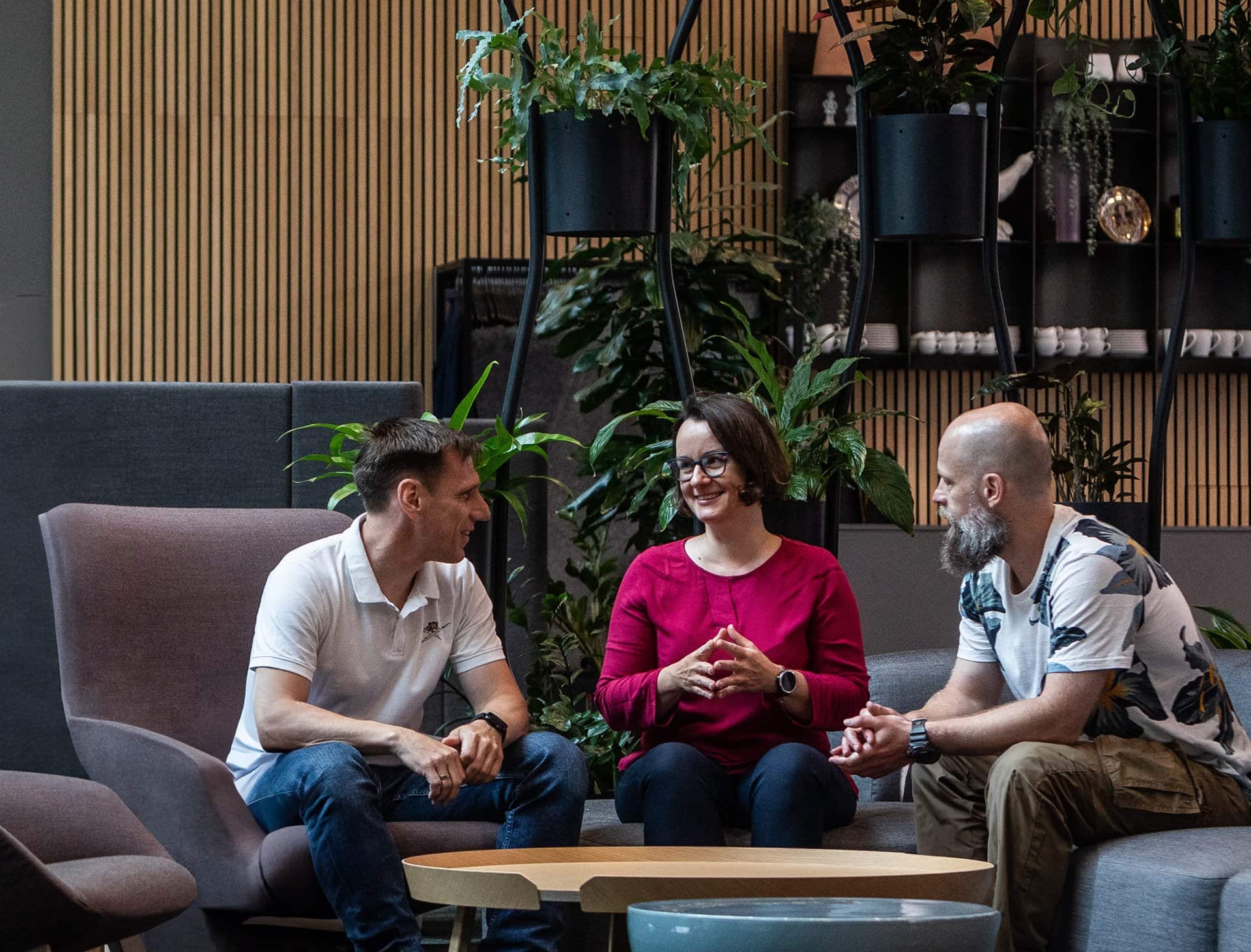 DEVnet Team sitting together